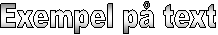 Exempel p text